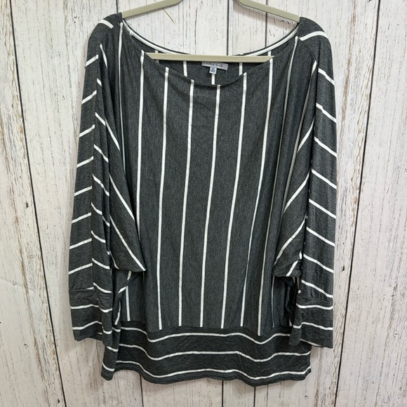 White Birch Striped Blouse - Picture 1 of 10